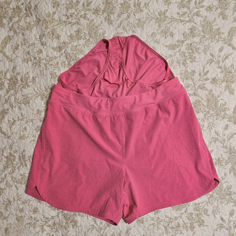 Lands' End Vibrant Pink Women's Swim Shorts - Picture 3 of 5